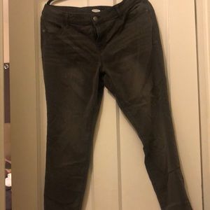 Dark gray old navy jeans